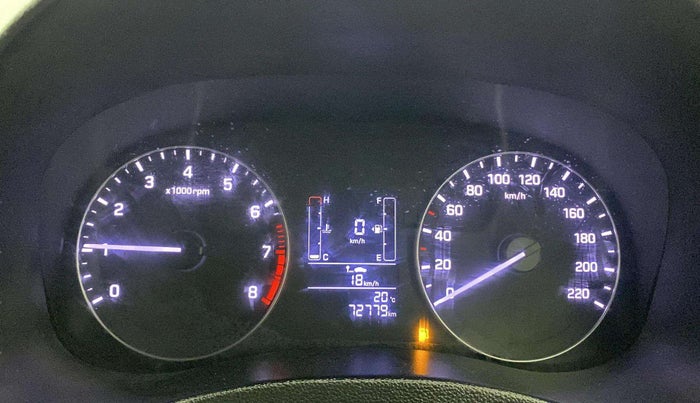 2019 Hyundai Creta SX 1.6 PETROL, Petrol, Manual, 72,735 km, Odometer Image