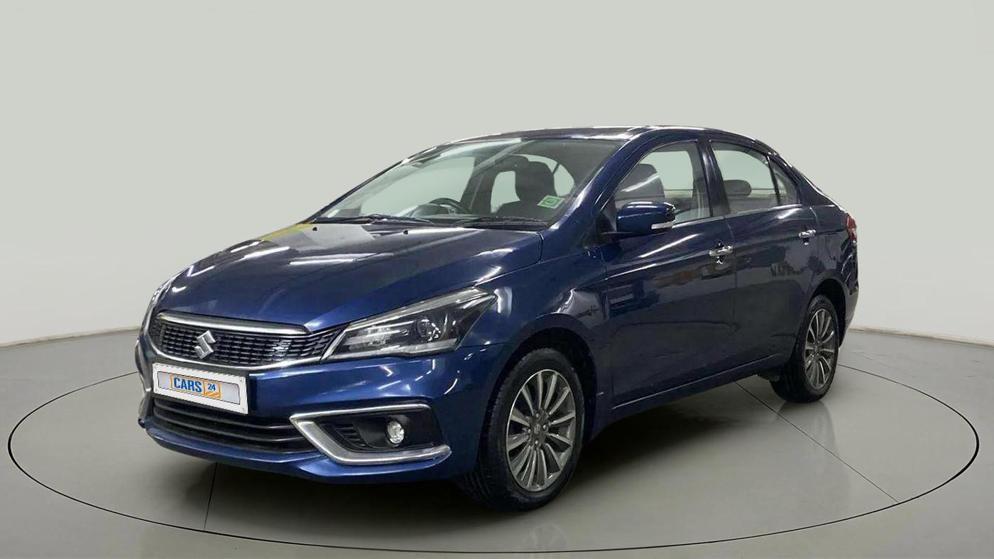2018 Maruti Ciaz ALPHA  AT 1.5 SHVS PETROL, Petrol, Automatic, 54,710 km, Left Front Diagonal