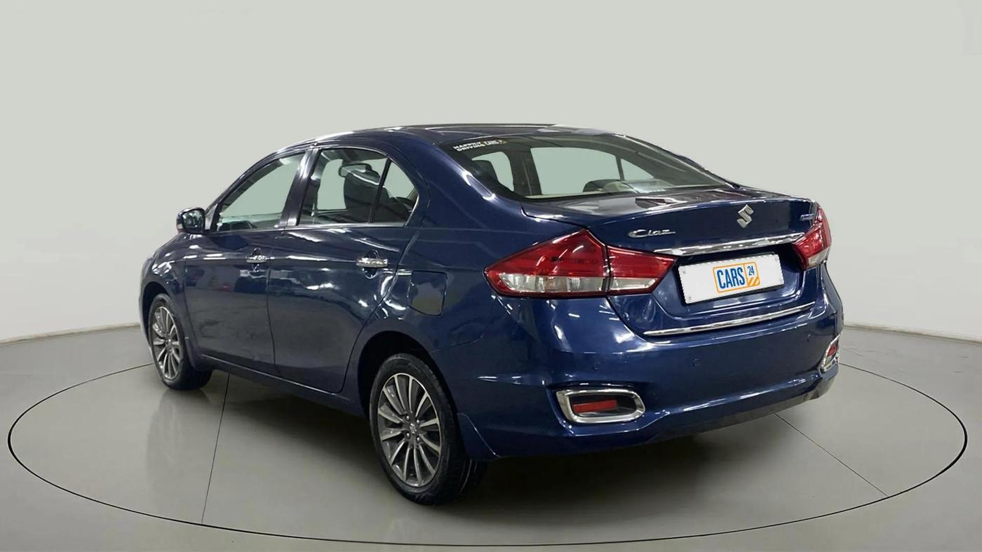 2018 Maruti Ciaz ALPHA  AT 1.5 SHVS PETROL, Petrol, Automatic, 54,710 km, Left Back Diagonal
