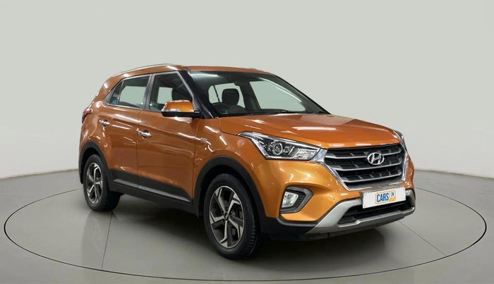 2019 Hyundai Creta SX AT 1.6 PETROL, Petrol, Automatic, 45,506 km, Right Front Diagonal