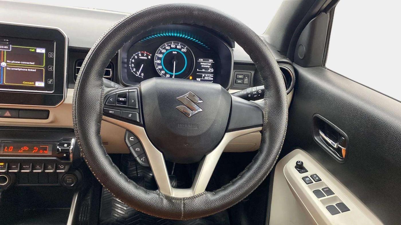 2017 Maruti IGNIS ALPHA 1.2, Petrol, Manual, 39,992 km, Steering Wheel Close Up