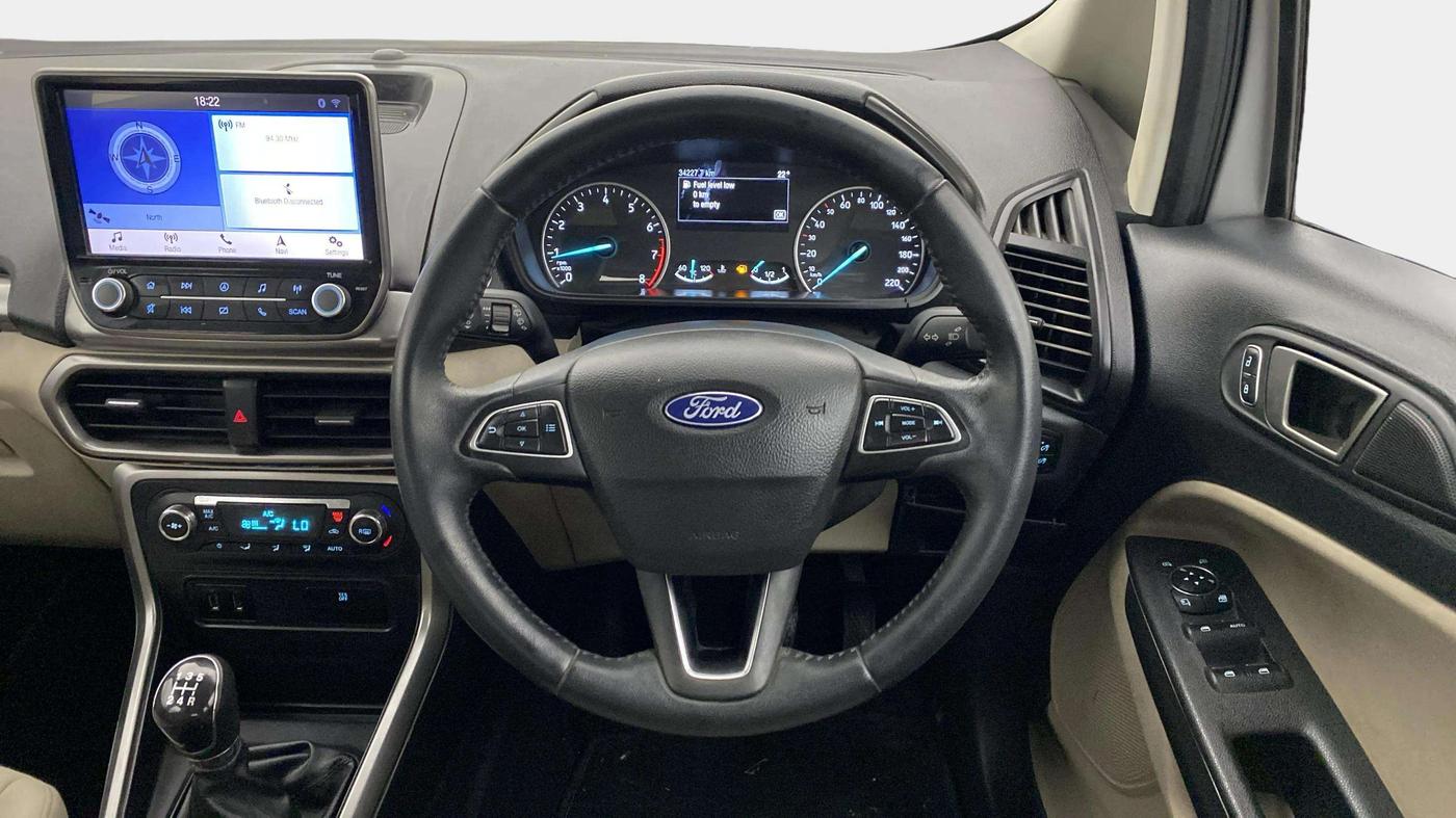 2021 Ford Ecosport TITANIUM 1.5L PETROL, Petrol, Manual, 34,328 km, Steering Wheel Close Up