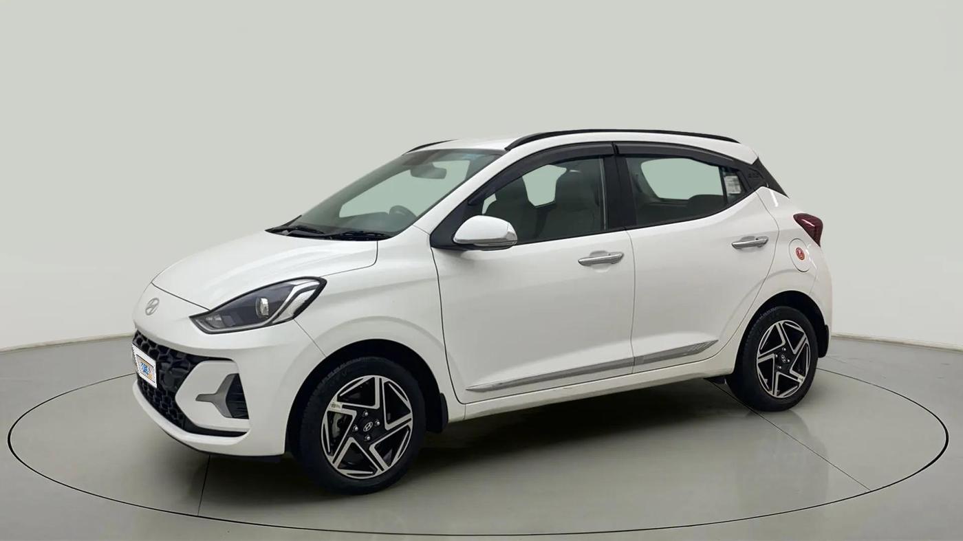 2023 Hyundai GRAND I10 NIOS ASTA AMT 1.2 KAPPA VTVT, Petrol, Automatic, 9,743 km, Left Front Diagonal