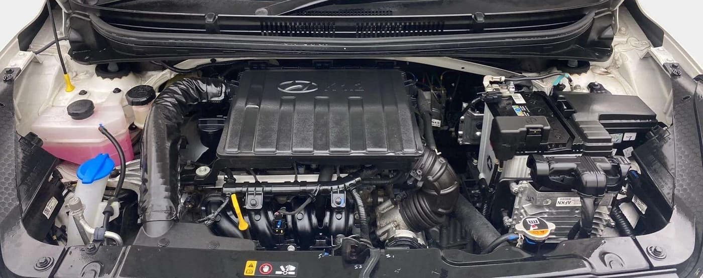 2023 Hyundai GRAND I10 NIOS ASTA AMT 1.2 KAPPA VTVT, Petrol, Automatic, 9,743 km, Engine View