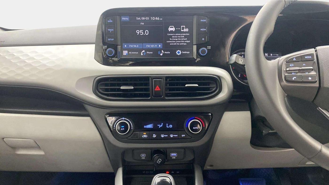 2023 Hyundai GRAND I10 NIOS ASTA AMT 1.2 KAPPA VTVT, Petrol, Automatic, 9,743 km, Air Conditioner