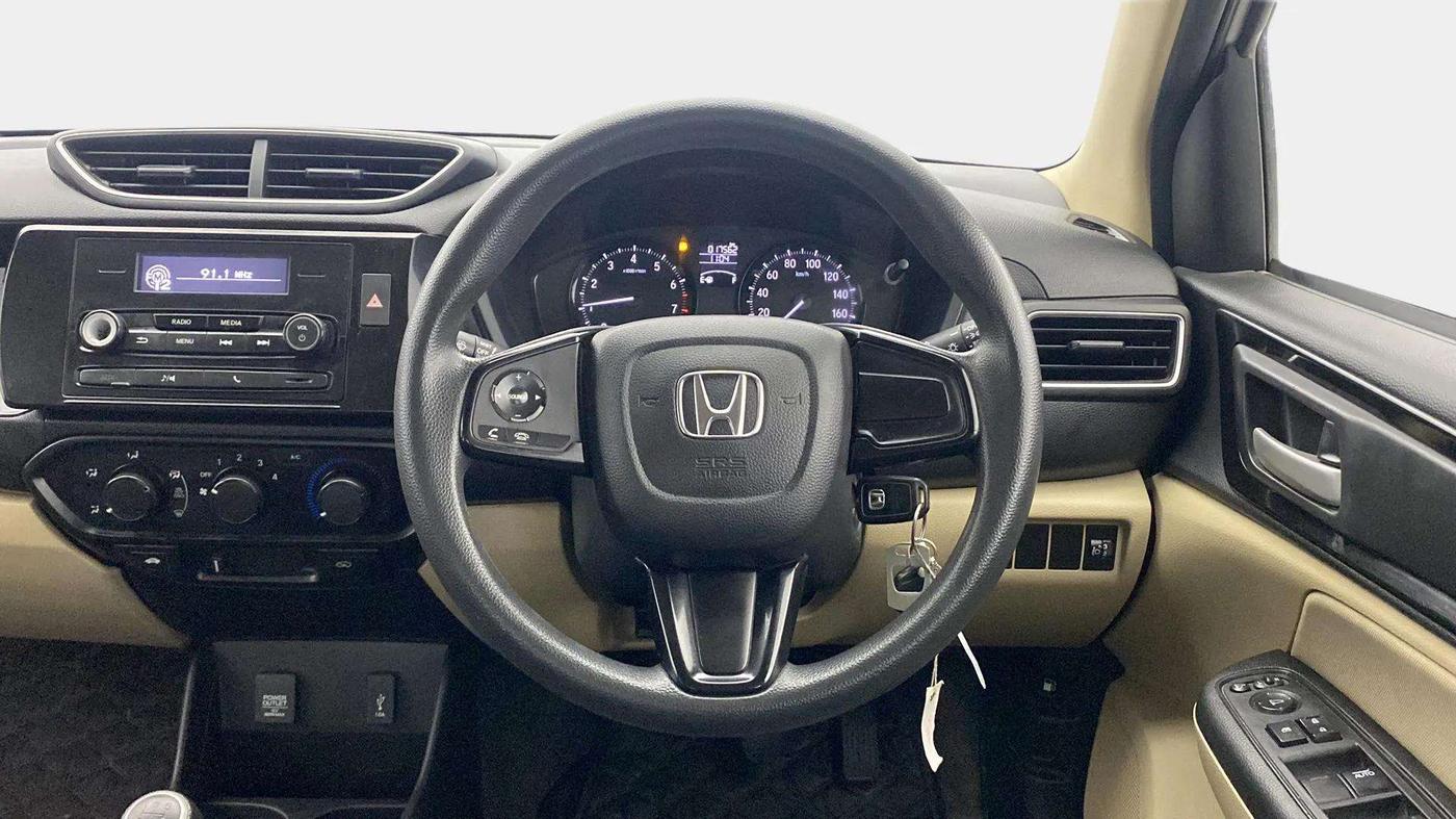 2021 Honda Amaze 1.2L I-VTEC S, Petrol, Manual, 17,621 km, Steering Wheel Close Up