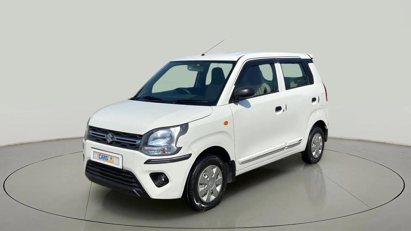 2021 Maruti New Wagon-R LXI CNG 1.0, CNG, Manual, 32,883 km, Left Front Diagonal