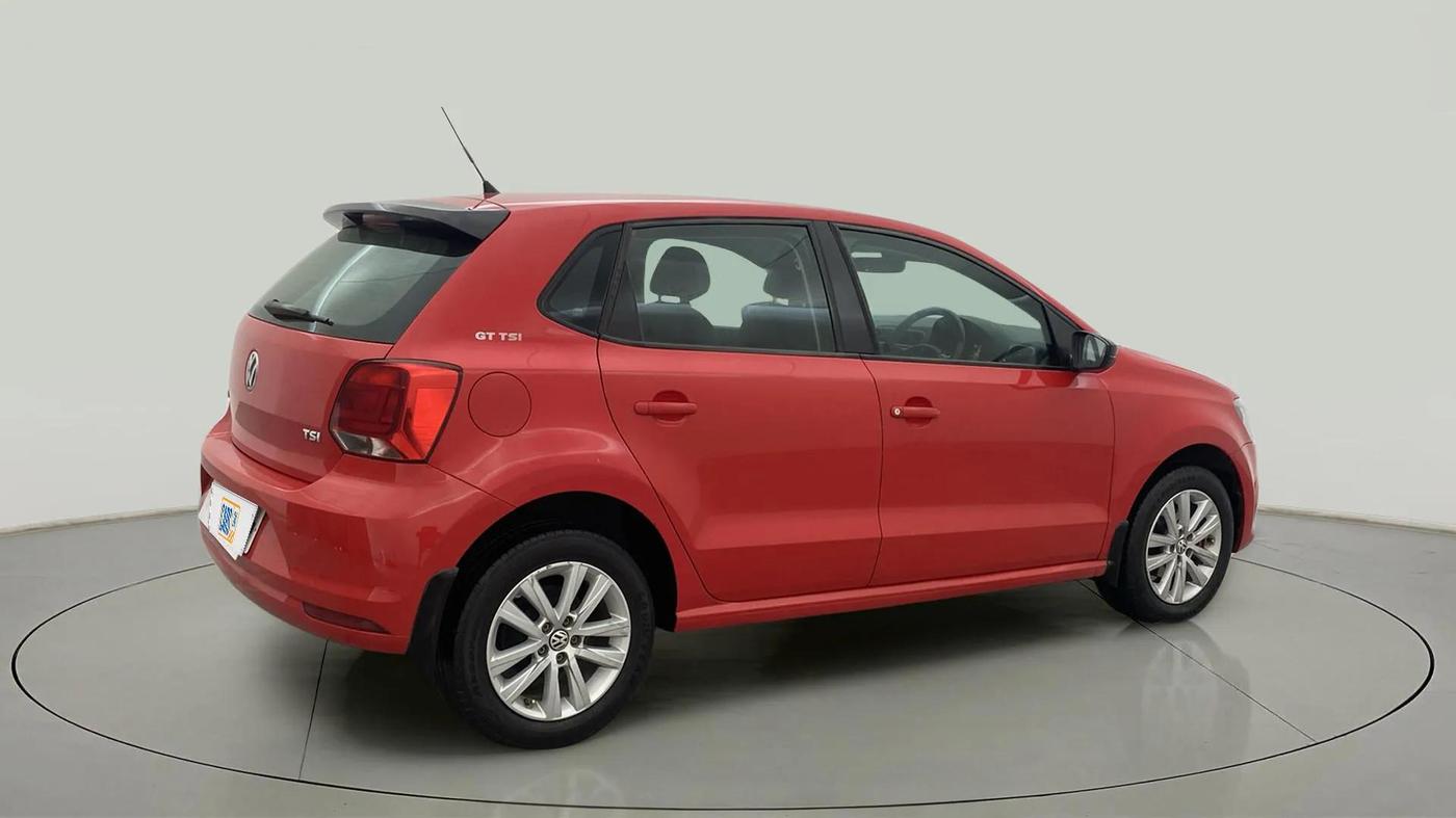 2016 Volkswagen Polo GT TSI AT, Petrol, Automatic, 74,217 km, Right Back Diagonal