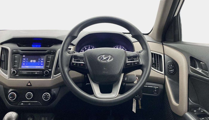 2017 Hyundai Creta E PLUS 1.6 PETROL, Petrol, Manual, 39,803 km, Steering Wheel Close Up