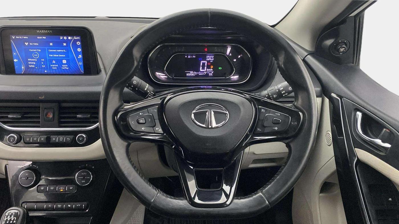 2021 Tata NEXON XZ PLUS DIESEL SUNROOF, Diesel, Manual, 60,253 km, Steering Wheel Close Up