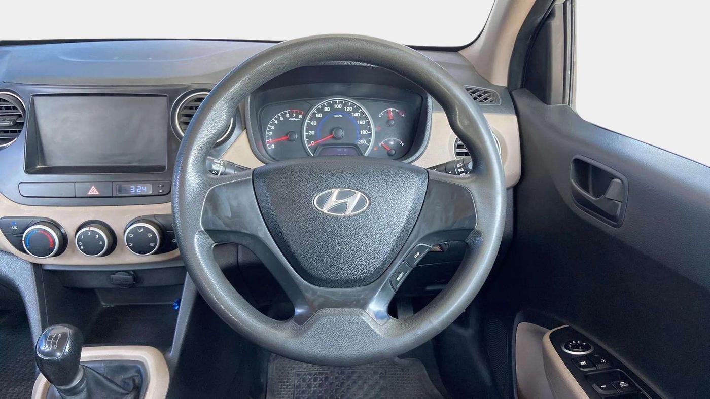 2014 Hyundai Grand i10 MAGNA 1.2 KAPPA VTVT, Petrol, Manual, 47,330 km, Steering Wheel Close Up