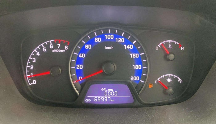 2014 Hyundai Xcent S 1.2, Petrol, Manual, 69,997 km, Odometer Image