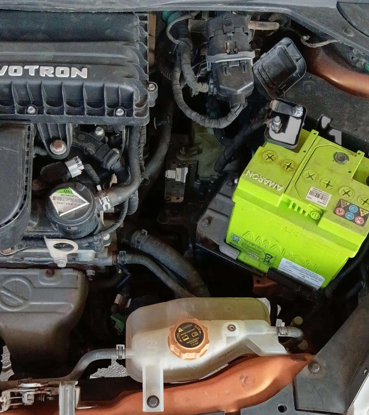2017 Tata Tiago XZA PETROL, Petrol, Automatic, 65,823 km, Engine View - Left