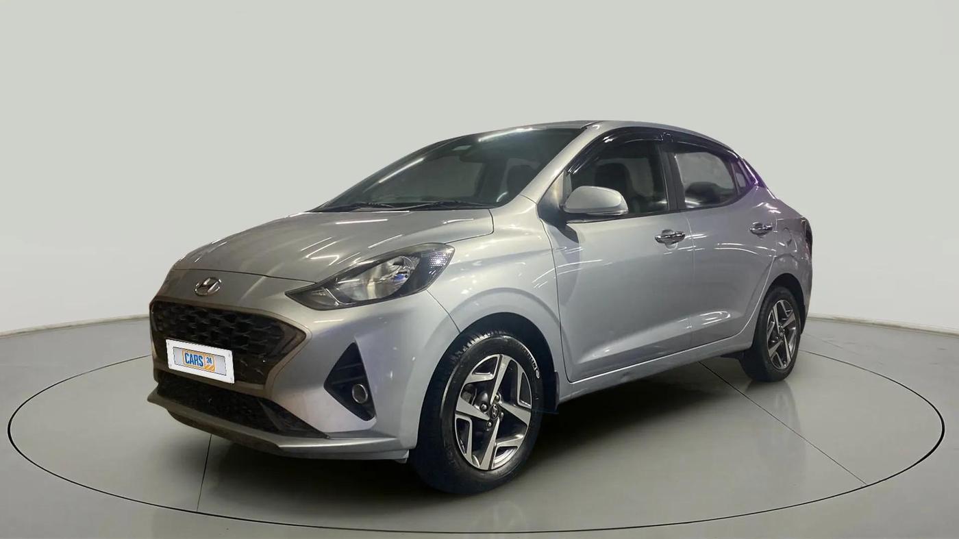 2021 Hyundai AURA SX 1.2, Petrol, Manual, 50,786 km, Left Front Diagonal