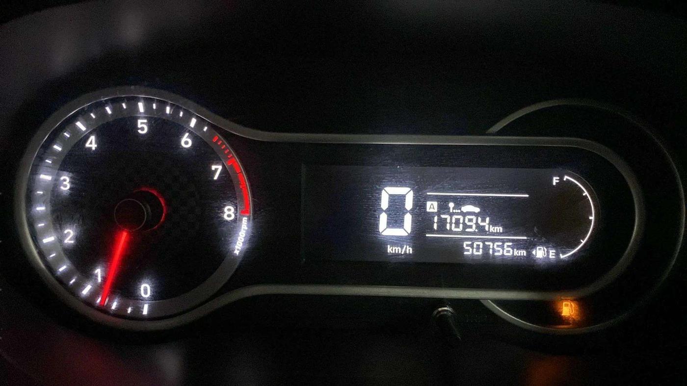 2021 Hyundai AURA SX 1.2, Petrol, Manual, 50,786 km, Odometer Image