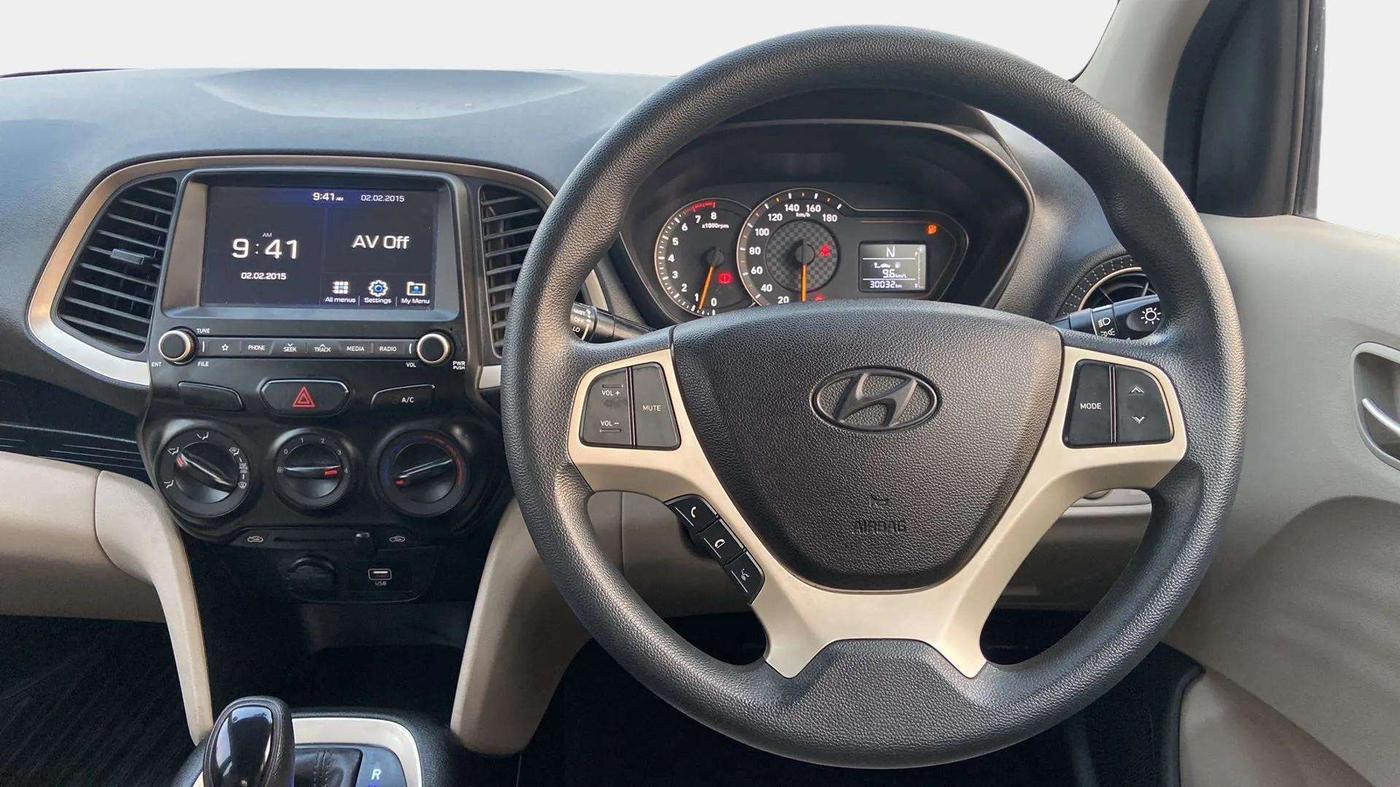2021 Hyundai NEW SANTRO SPORTZ AMT, Petrol, Automatic, 30,185 km, Steering Wheel Close Up