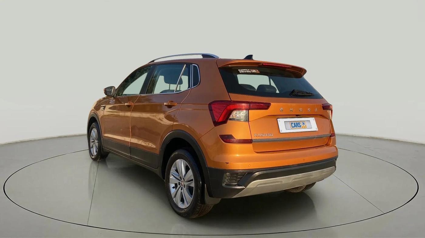 2021 Skoda KUSHAQ AMBITION 1.0L TSI MT, Petrol, Manual, 58,806 km, Left Back Diagonal