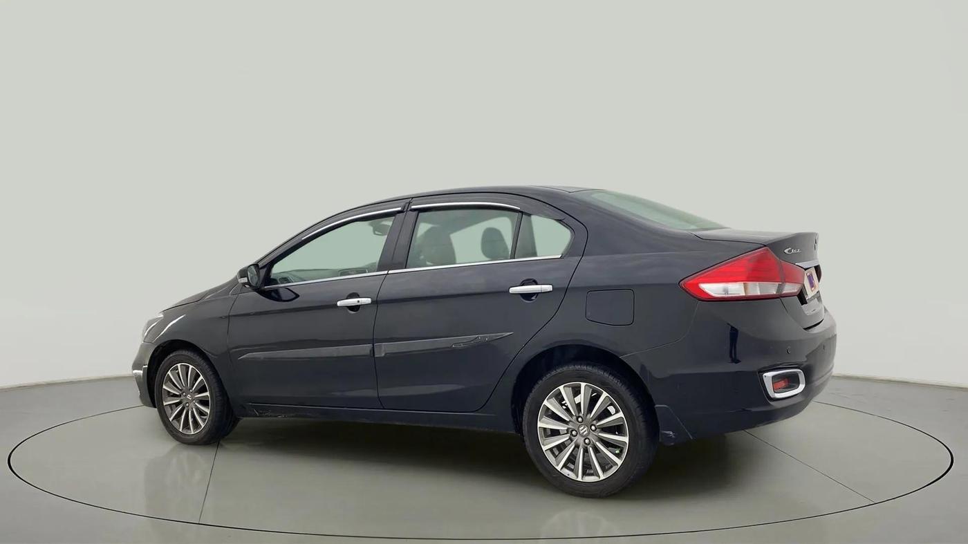2019 Maruti Ciaz ALPHA  AT 1.5 SHVS PETROL, Petrol, Automatic, 55,797 km, Left Back Diagonal