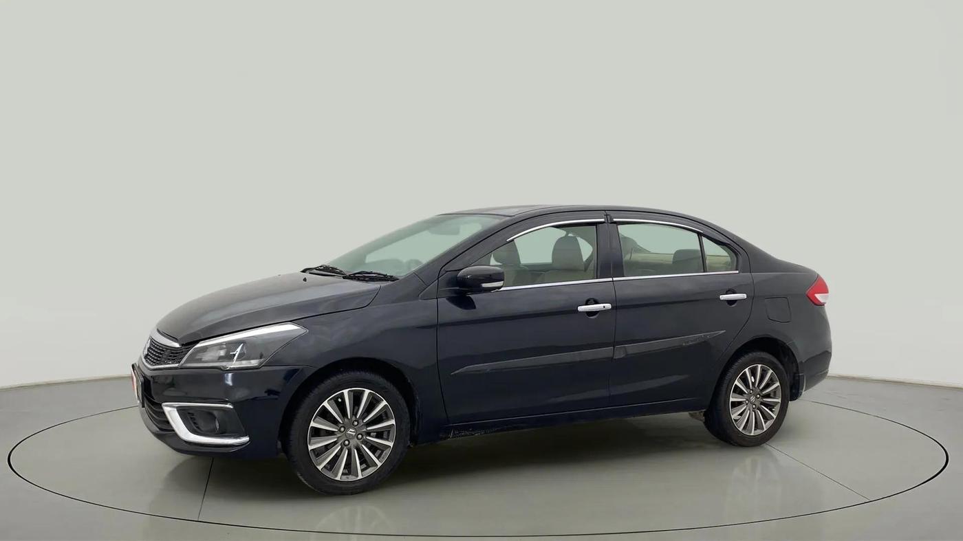 2019 Maruti Ciaz ALPHA  AT 1.5 SHVS PETROL, Petrol, Automatic, 55,797 km, Left Front Diagonal