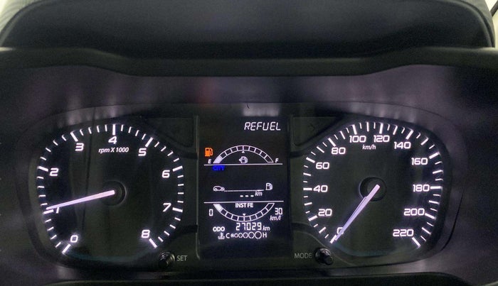 2021 Tata ALTROZ XE PLUS PETROL, Petrol, Manual, 27,020 km, Odometer Image