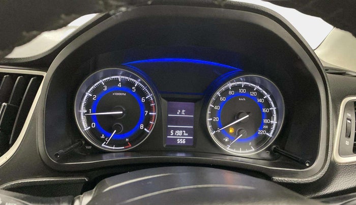 2017 Maruti Baleno DELTA PETROL 1.2, Petrol, Manual, 51,986 km, Odometer Image