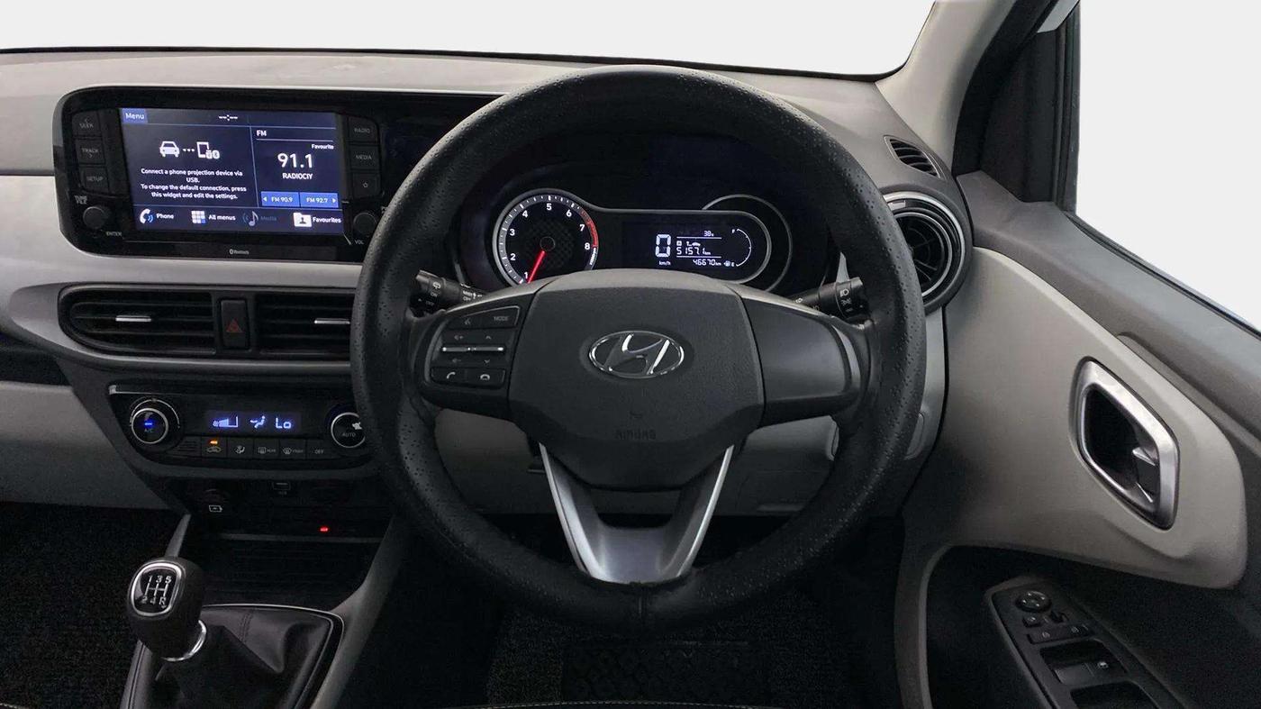 2022 Hyundai GRAND I10 NIOS ASTA 1.2 KAPPA VTVT, Petrol, Manual, 46,755 km, Steering Wheel Close Up