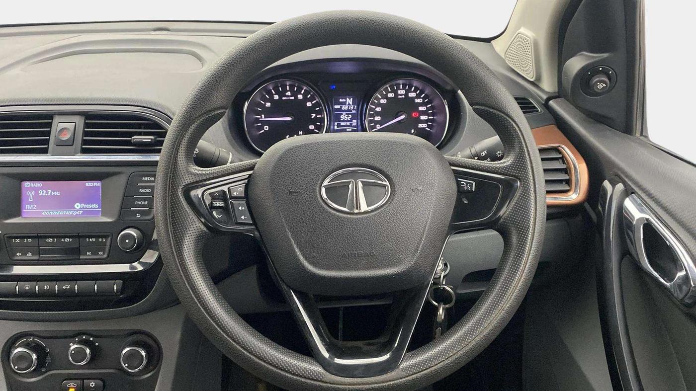 2018 Tata TIGOR XZA PETROL, Petrol, Automatic, 68,214 km, Steering Wheel Close Up