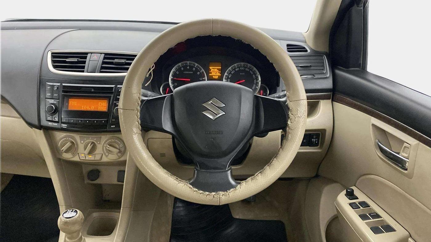 2016 Maruti Swift Dzire VXI (O), Petrol, Manual, 58,178 km, Steering Wheel Close Up