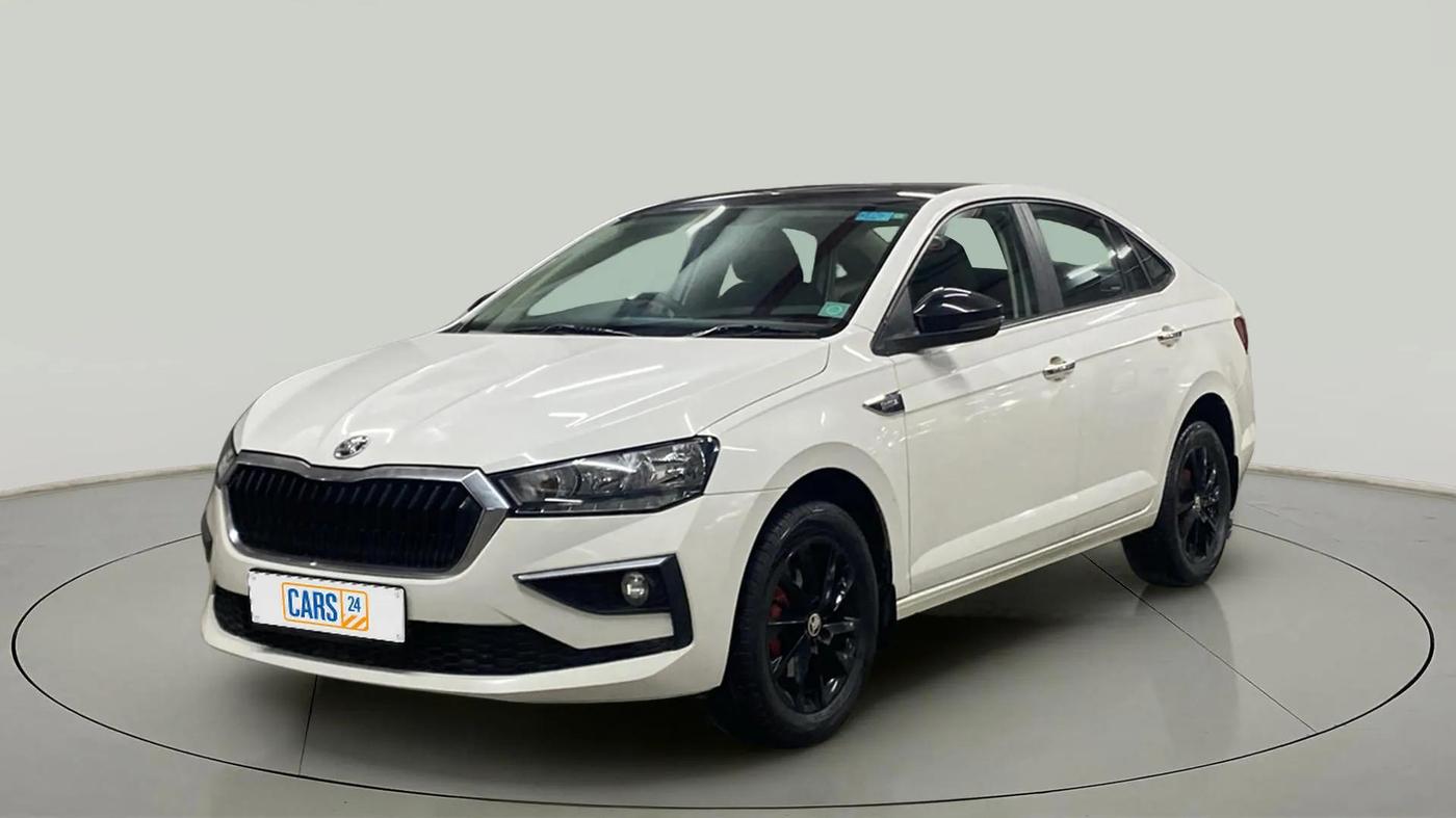 2023 Skoda SLAVIA AMBITION 1.0L TSI MT, Petrol, Manual, 27,861 km, Left Front Diagonal