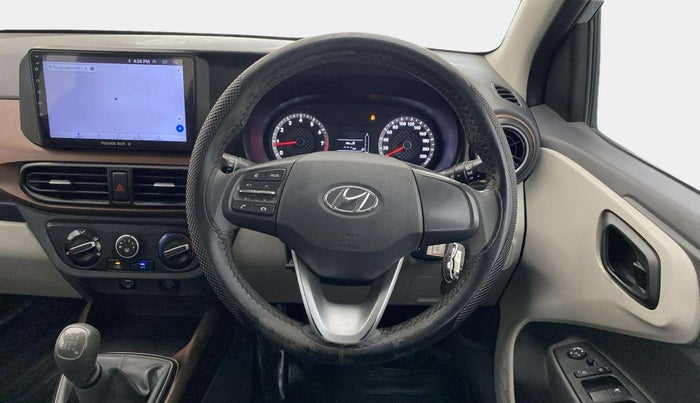 2021 Hyundai AURA S 1.2, Petrol, Manual, 27,372 km, Steering Wheel Close Up