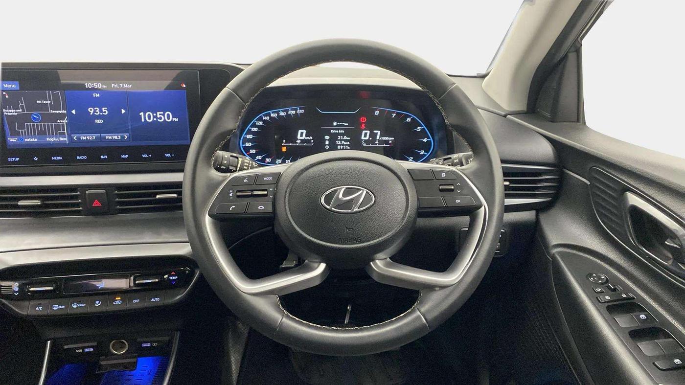 2021 Hyundai NEW I20 ASTA 1.2 MT, Petrol, Manual, 35,232 km, Steering Wheel Close Up