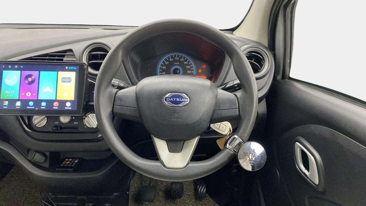 2019 Datsun Redi Go S 1.0, Petrol, Manual, 92,782 km, Steering Wheel Close Up