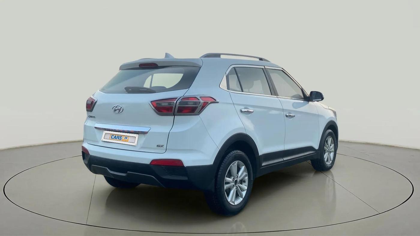 2016 Hyundai Creta SX PLUS 1.6 PETROL, Petrol, Manual, 75,053 km, Right Back Diagonal