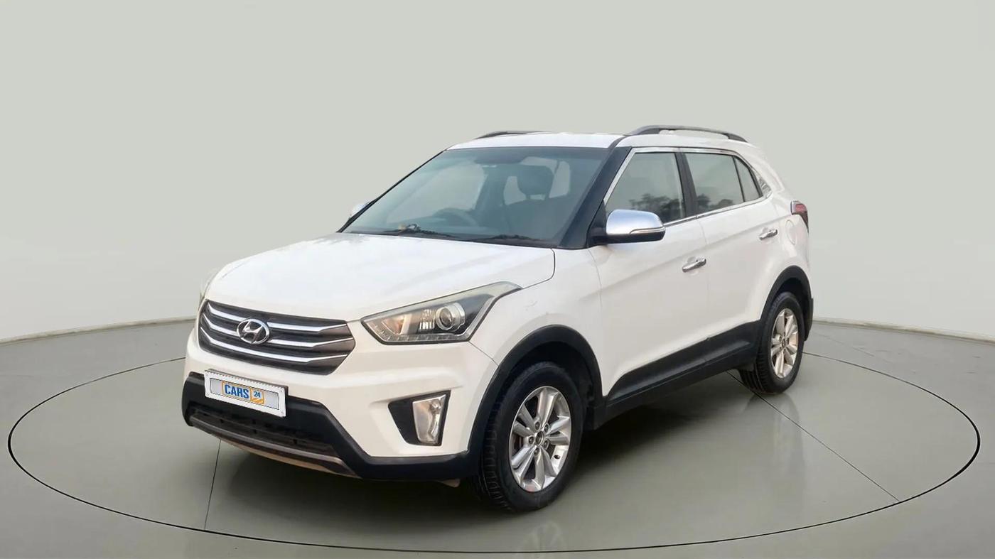 2016 Hyundai Creta SX PLUS 1.6 PETROL, Petrol, Manual, 75,053 km, Left Front Diagonal