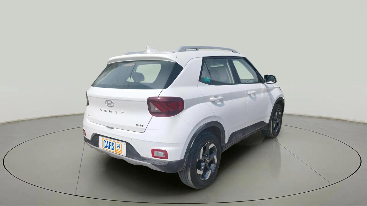 2019 Hyundai VENUE SX 1.0 TURBO, Petrol, Manual, 6,695 km, Right Back Diagonal