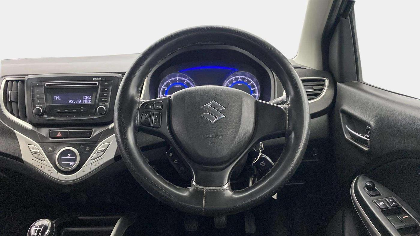 2018 Maruti Baleno DELTA PETROL 1.2, Petrol, Manual, 95,188 km, Steering Wheel Close Up