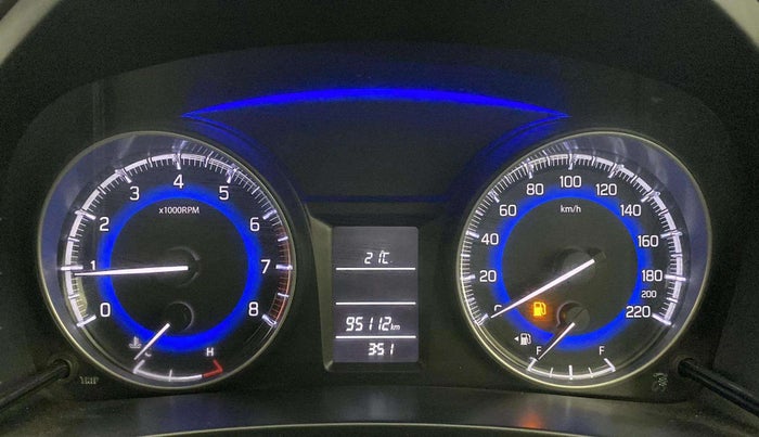 2018 Maruti Baleno DELTA PETROL 1.2, Petrol, Manual, 95,188 km, Odometer Image