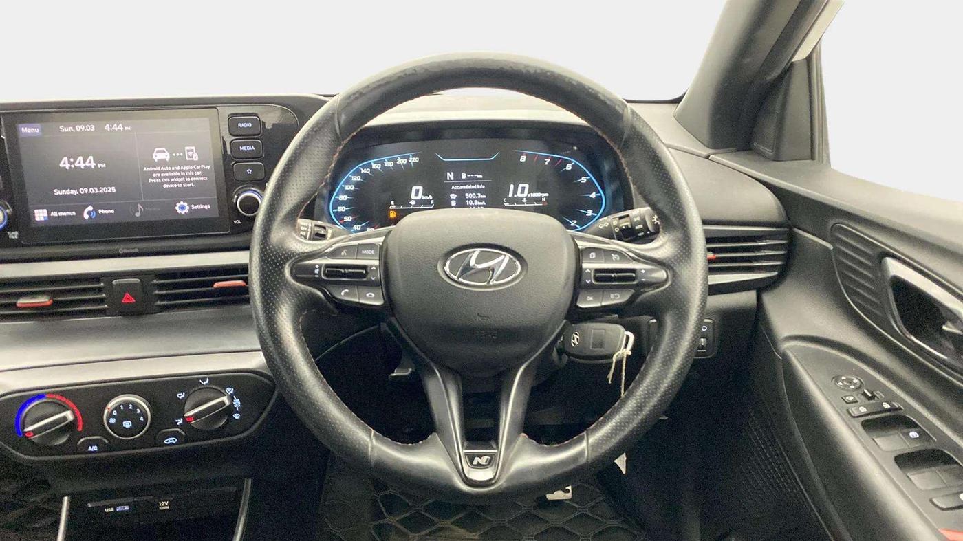 2022 Hyundai NEW I20 N LINE N6 1.0 TURBO GDI IMT, Petrol, Manual, 31,390 km, Steering Wheel Close Up