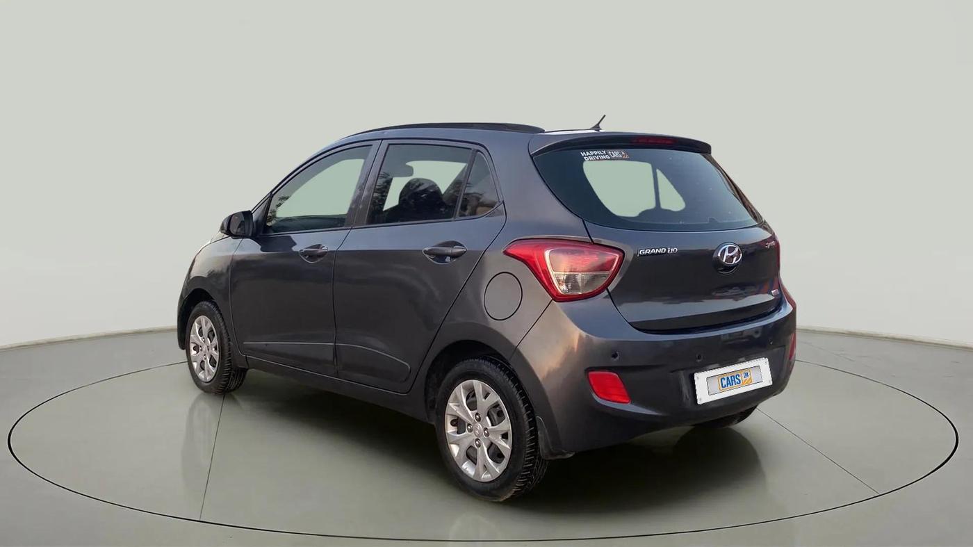 2016 Hyundai Grand i10 SPORTZ 1.2 KAPPA VTVT, Petrol, Manual, 62,591 km, Left Back Diagonal