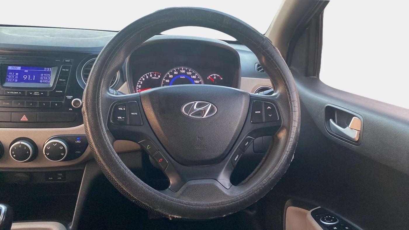 2016 Hyundai Grand i10 SPORTZ 1.2 KAPPA VTVT, Petrol, Manual, 62,591 km, Steering Wheel Close Up