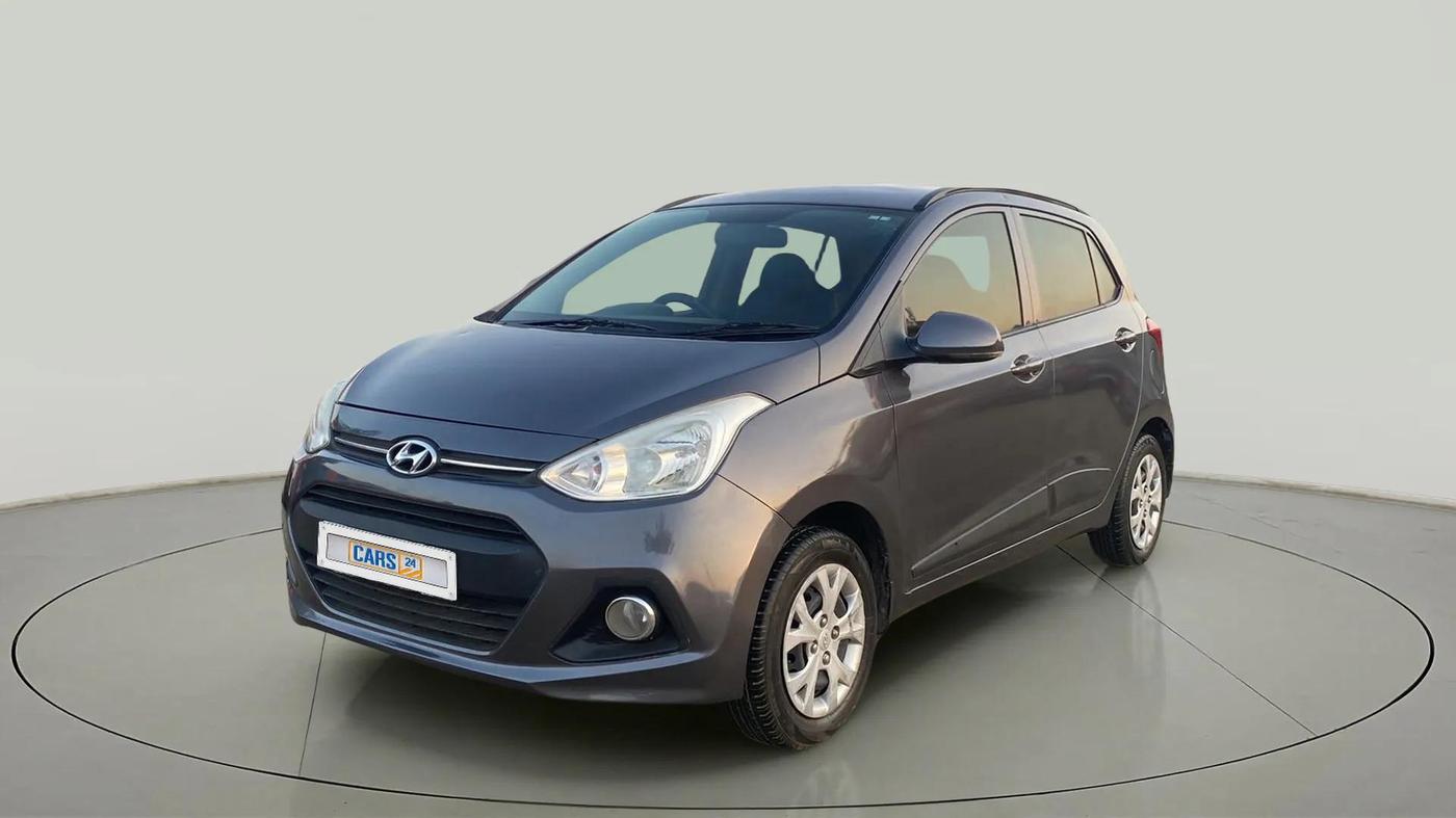 2016 Hyundai Grand i10 SPORTZ 1.2 KAPPA VTVT, Petrol, Manual, 62,591 km, Left Front Diagonal