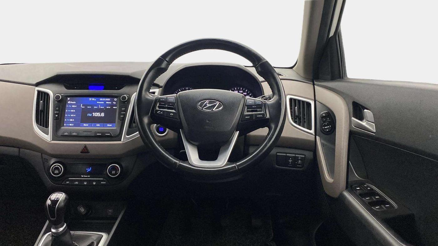 2018 Hyundai Creta SX 1.6 PETROL, Petrol, Manual, 59,751 km, Steering Wheel Close Up