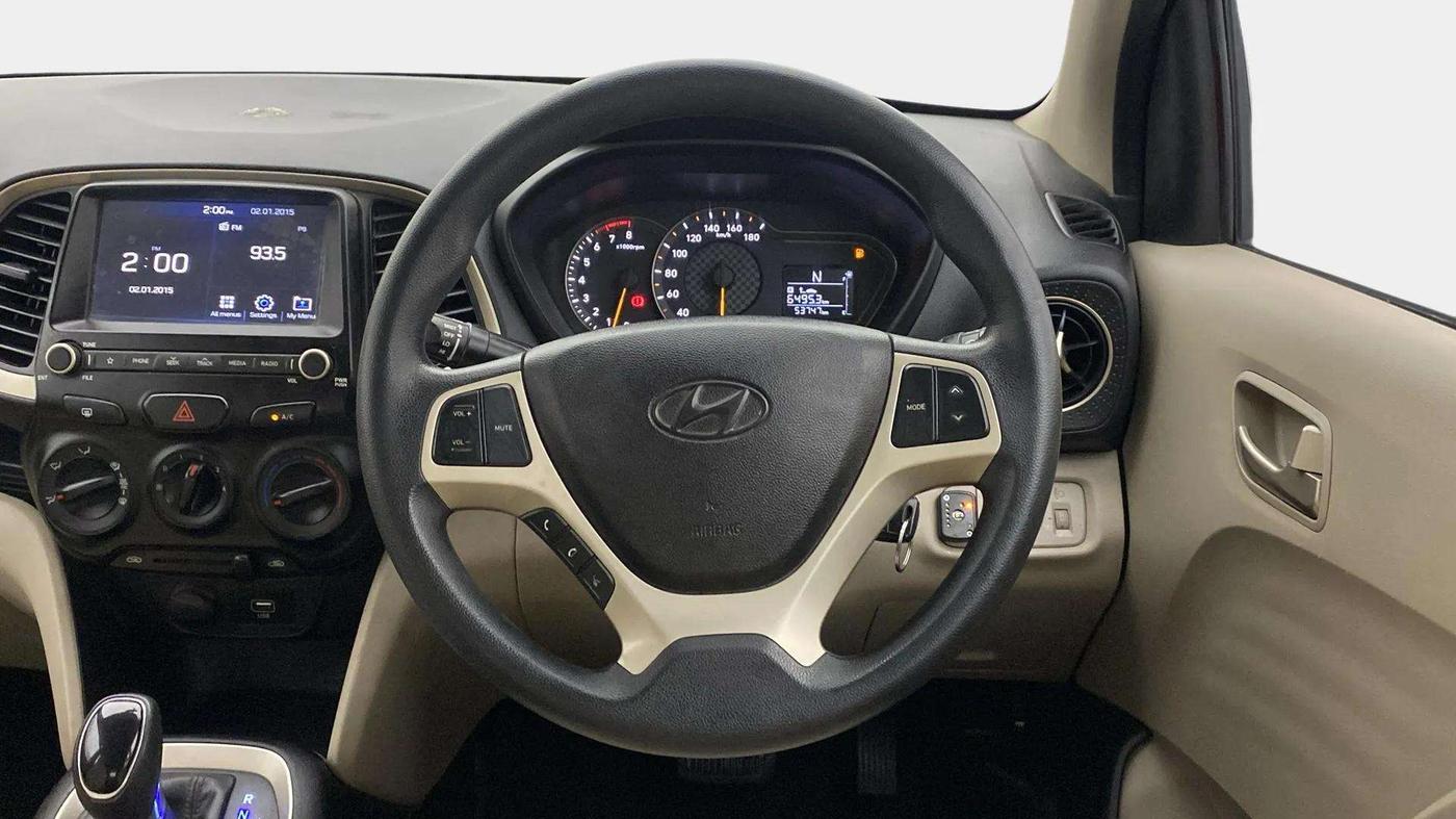 2019 Hyundai NEW SANTRO SPORTZ AMT, CNG, Automatic, 53,874 km, Steering Wheel Close Up