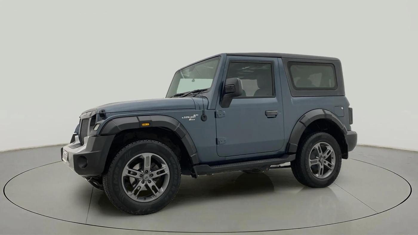 2021 Mahindra Thar LX HT PETROL 4WD MT, Petrol, Manual, 30,879 km, Left Front Diagonal