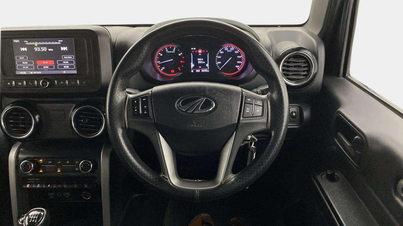 2021 Mahindra Thar LX HT PETROL 4WD MT, Petrol, Manual, 30,879 km, Steering Wheel Close Up