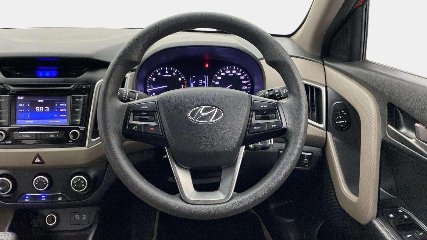 2016 Hyundai Creta S 1.6 PETROL, Petrol, Manual, 41,963 km, Steering Wheel Close Up