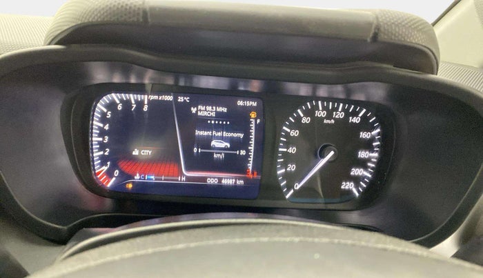 2020 Tata ALTROZ XZ PETROL, Petrol, Manual, 47,027 km, Odometer Image