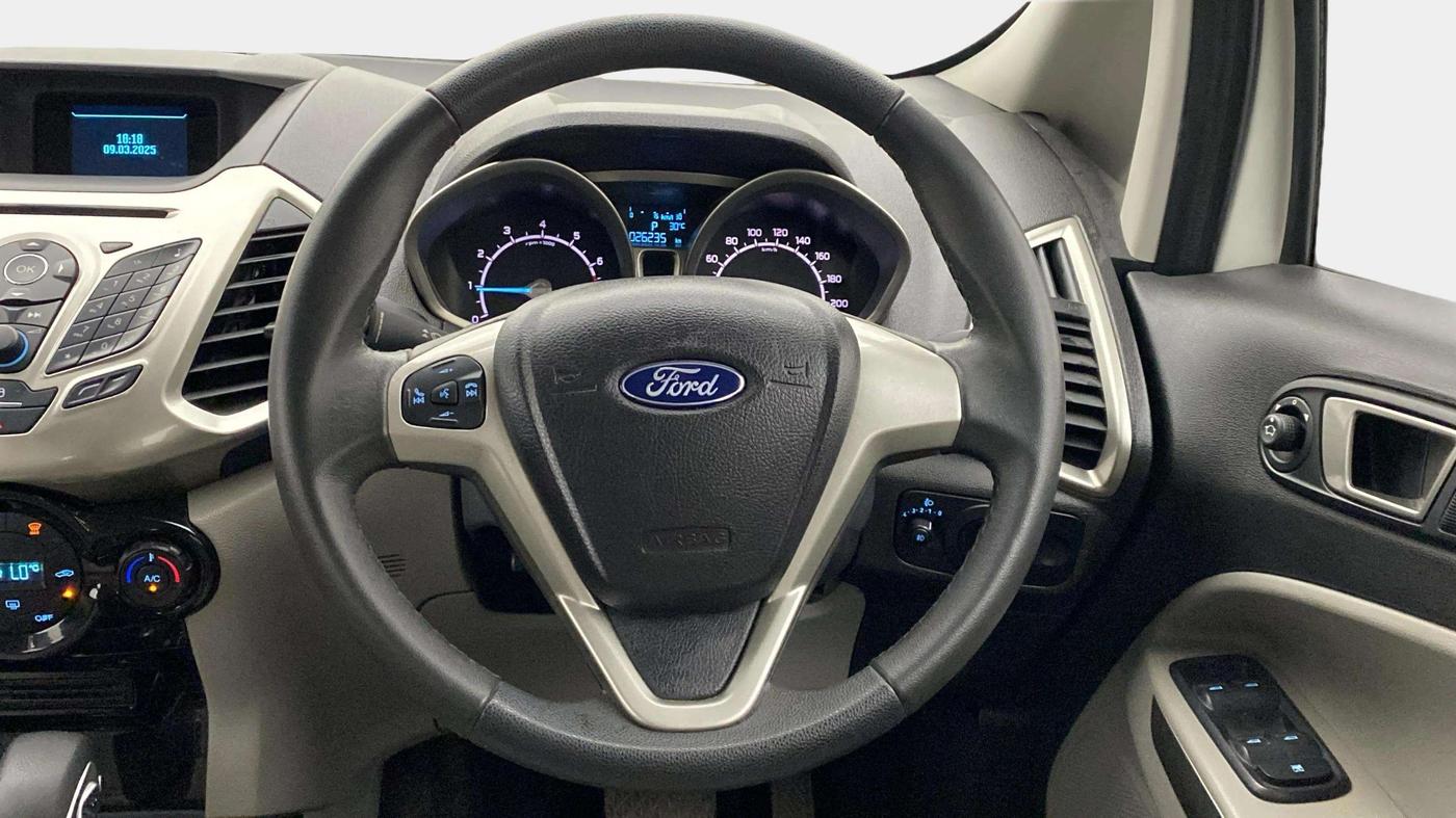 2017 Ford Ecosport TITANIUM 1.5L PETROL AT, Petrol, Automatic, 26,404 km, Steering Wheel Close Up