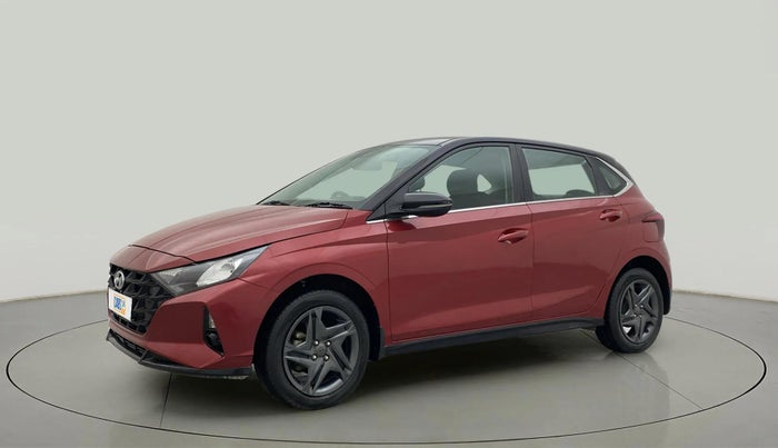 2021 Hyundai NEW I20 SPORTZ 1.2 AT DUAL TONE, Petrol, Automatic, 15,939 km, Left Front Diagonal