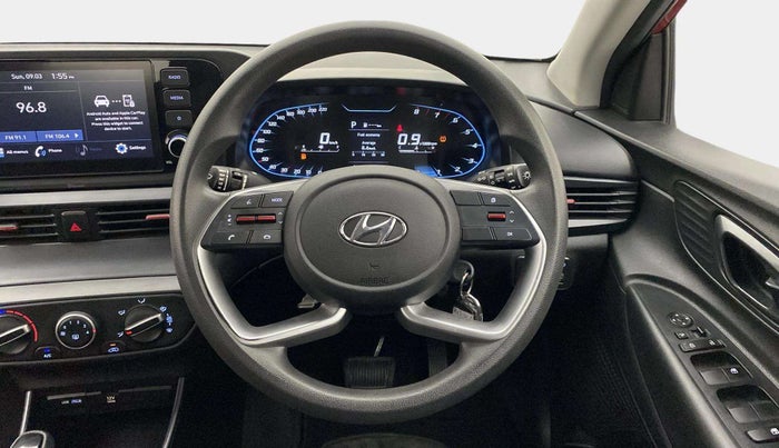 2021 Hyundai NEW I20 SPORTZ 1.2 AT DUAL TONE, Petrol, Automatic, 15,939 km, Steering Wheel Close Up